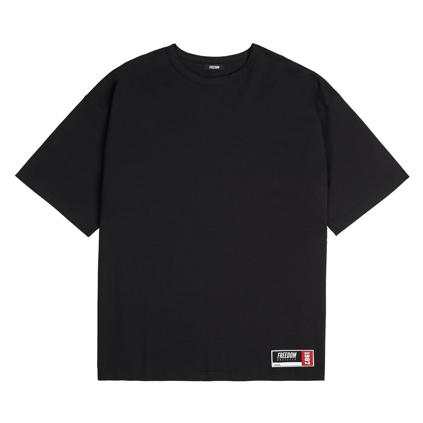 Freedom Back Logo Overfit T-shirt (Black)