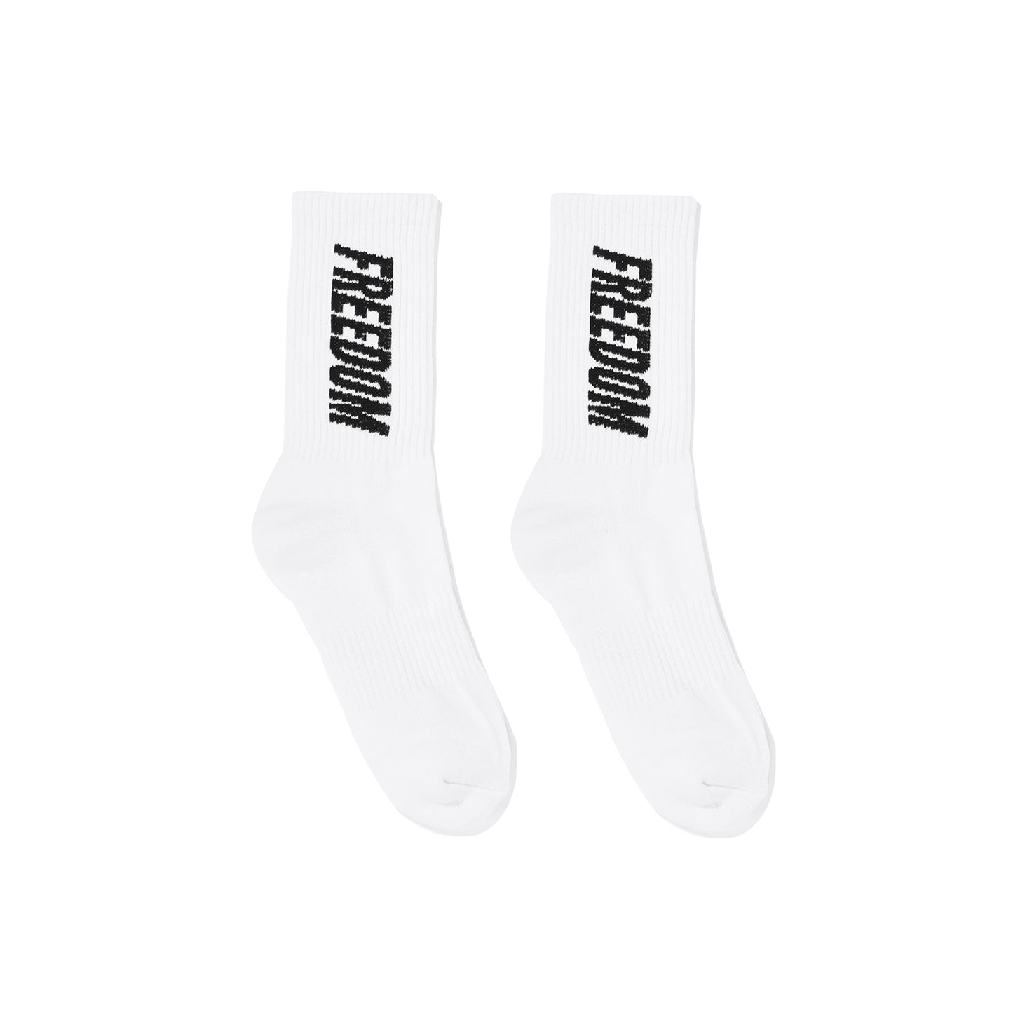 Freedom Logo Socks (White)