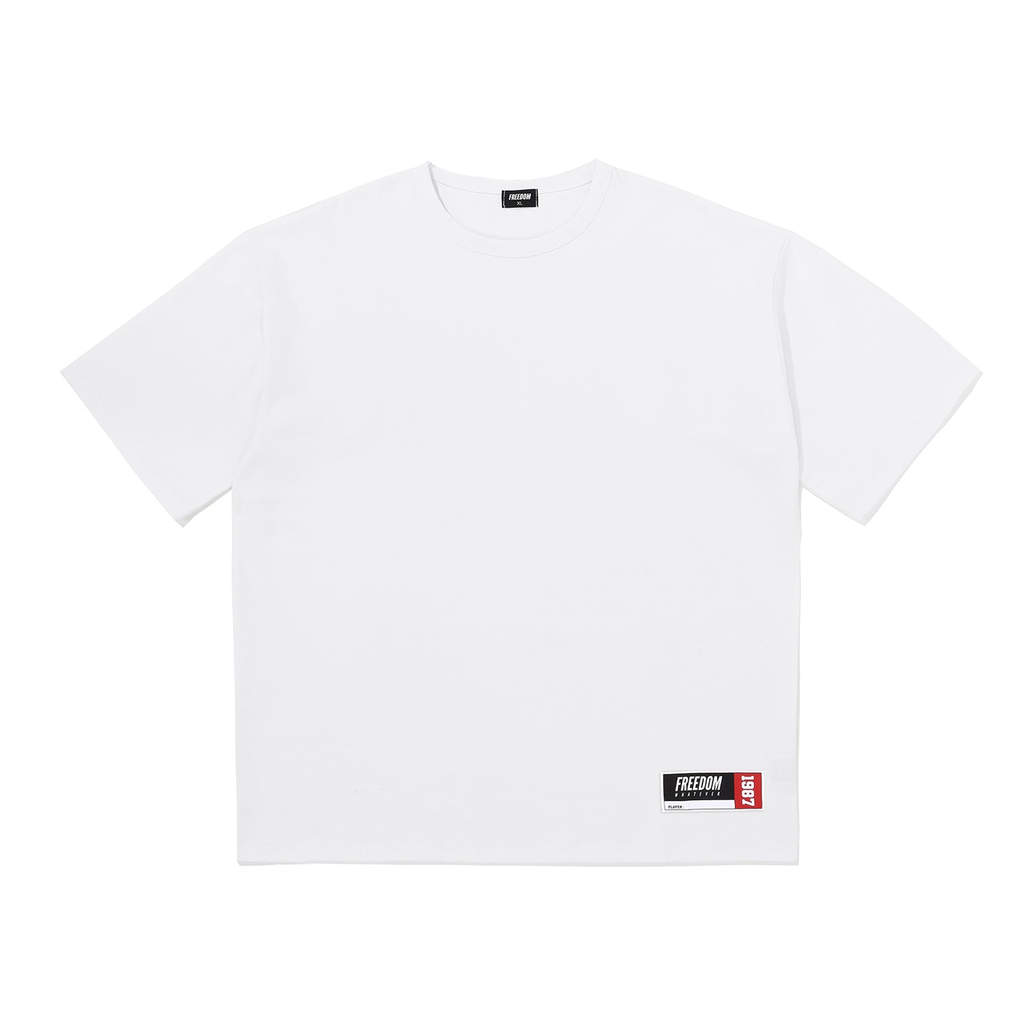 Freedom Back Logo Overfit T-shirt (White)