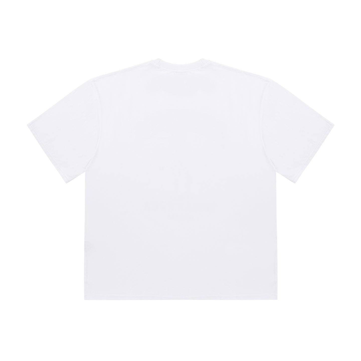 Freedom Girl Printing semiover Fit T-shirt (White)