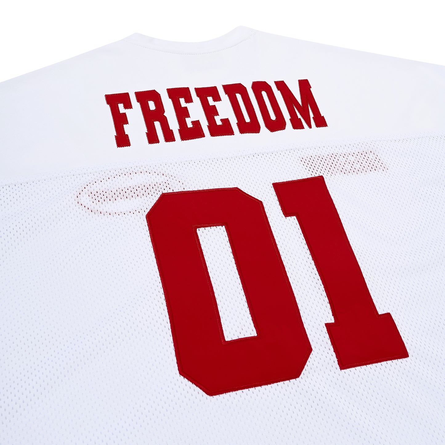 Freedom Mesh Rugby Jersey (White)