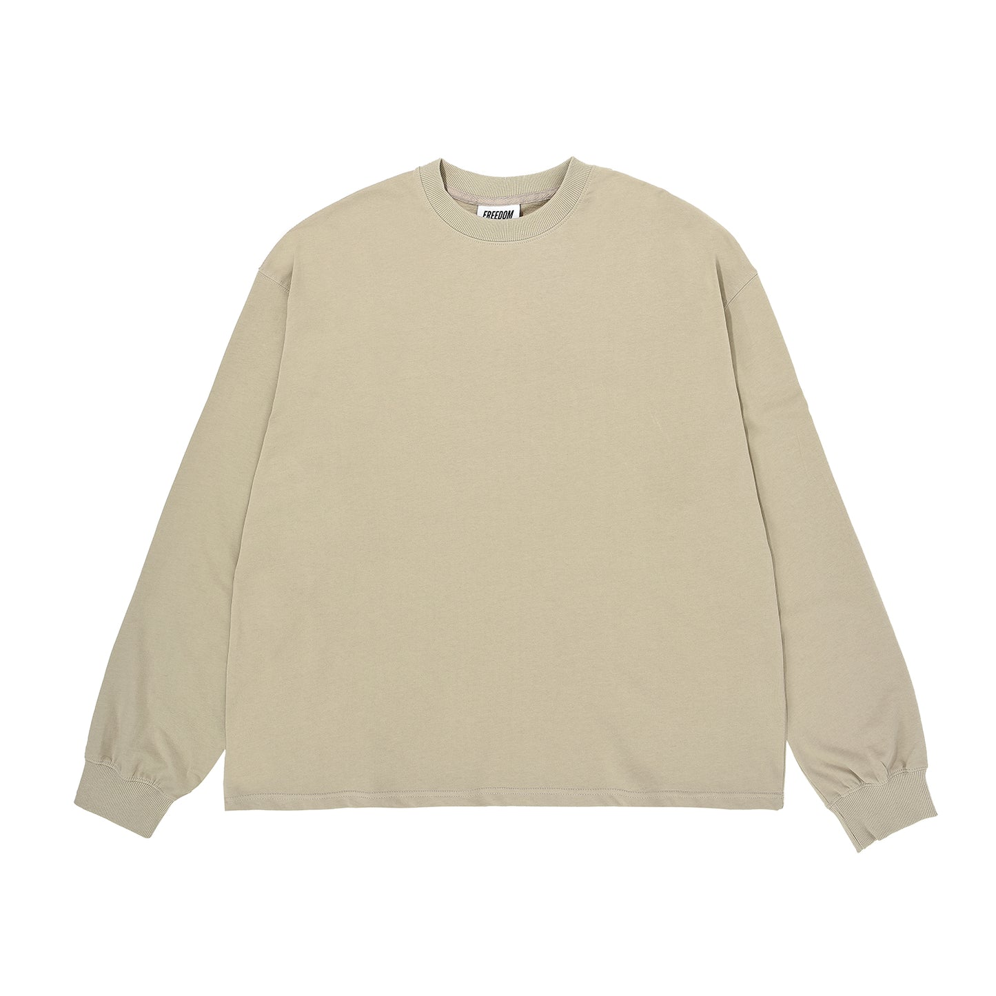 Freedom Back Printing Long Sleeve (Beige)