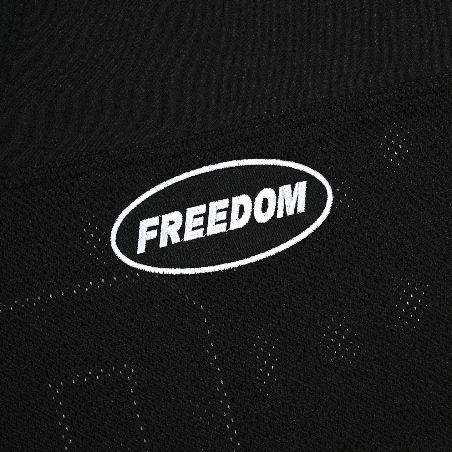 Freedom Mesh Rugby Jersey (Black)