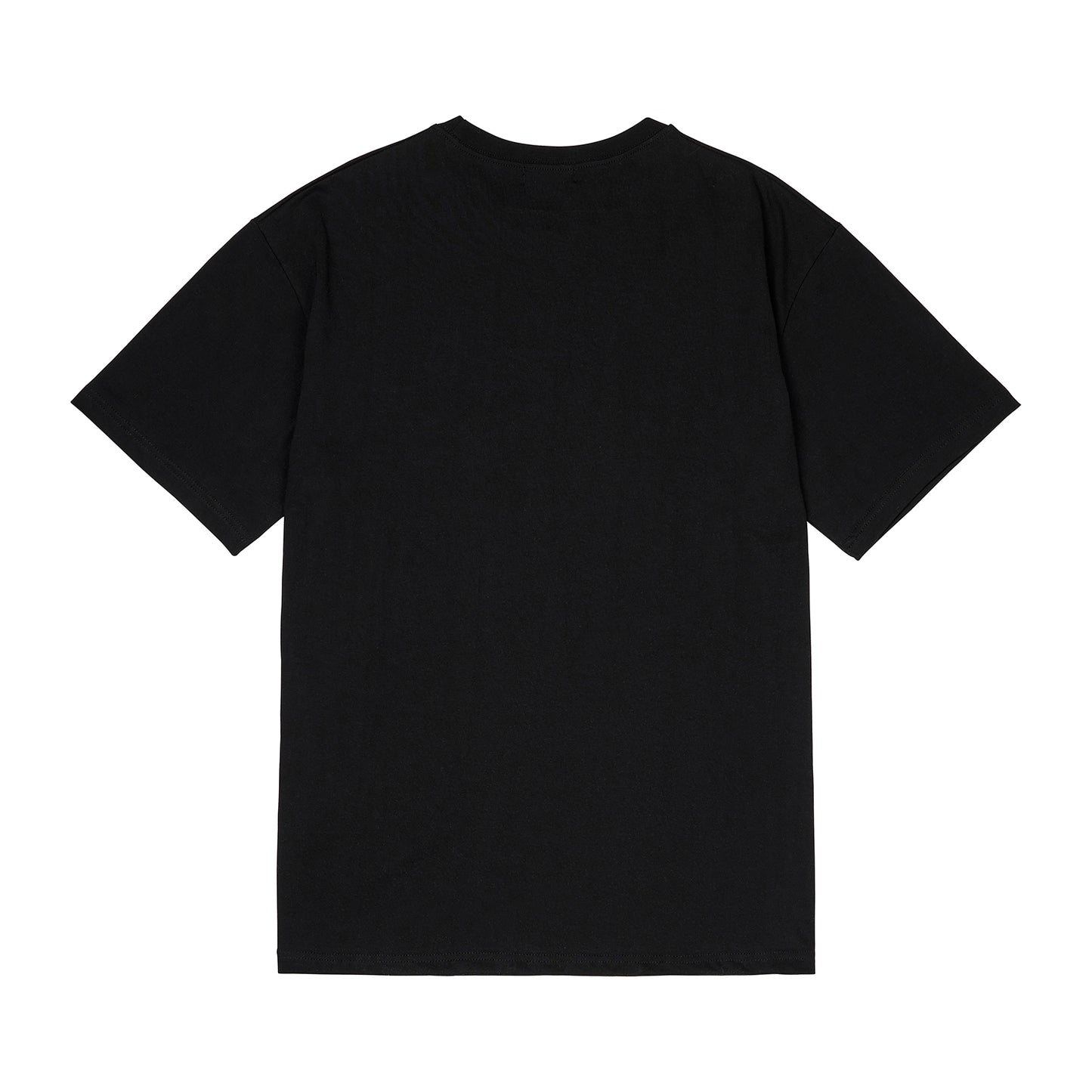 Freedom man printing T-shirt (black)