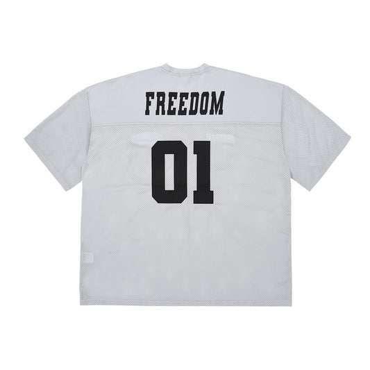 Freedom Mesh Rugby Jersey (Gray)