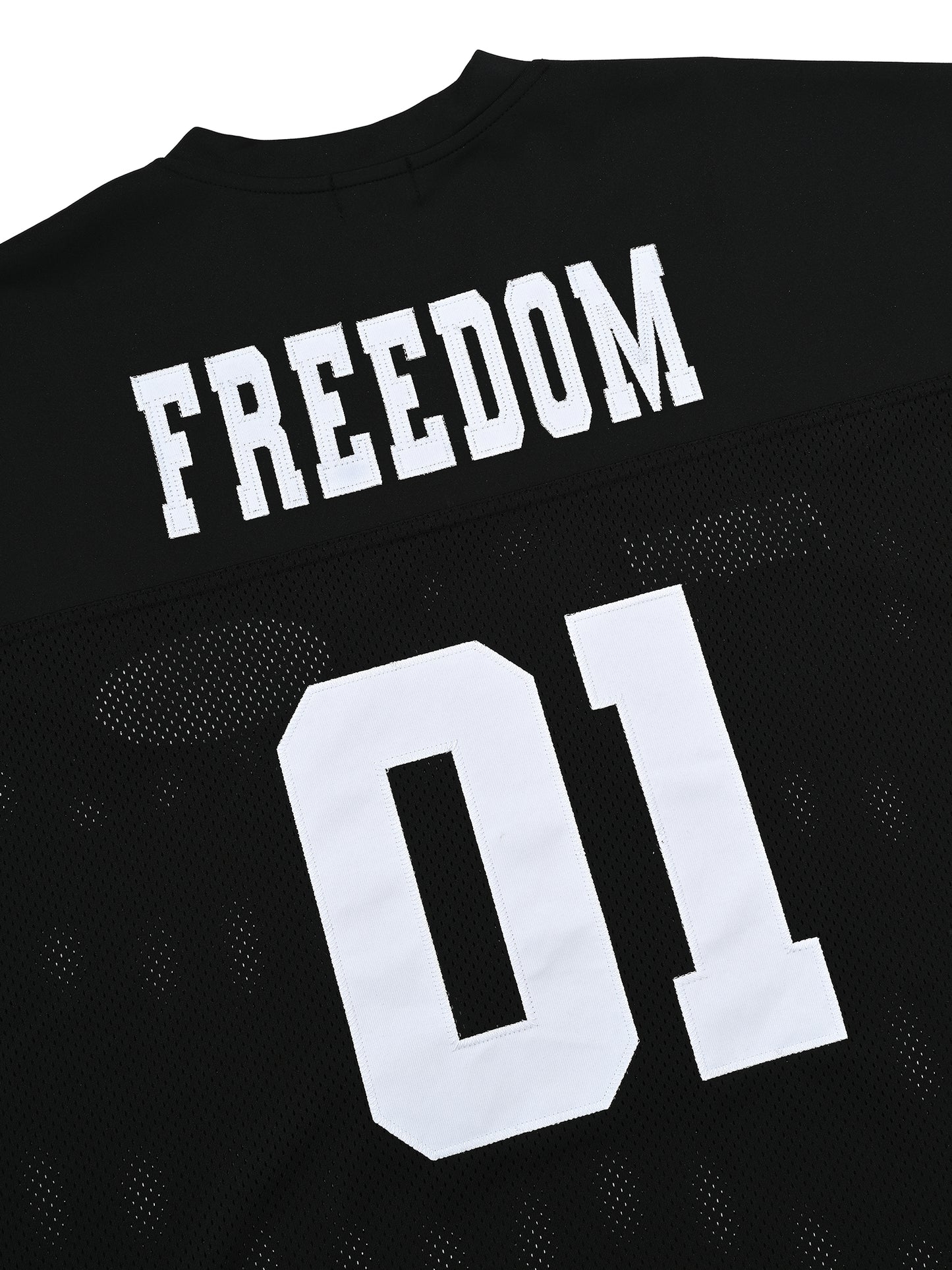 Freedom Mesh Rugby Jersey (Black)