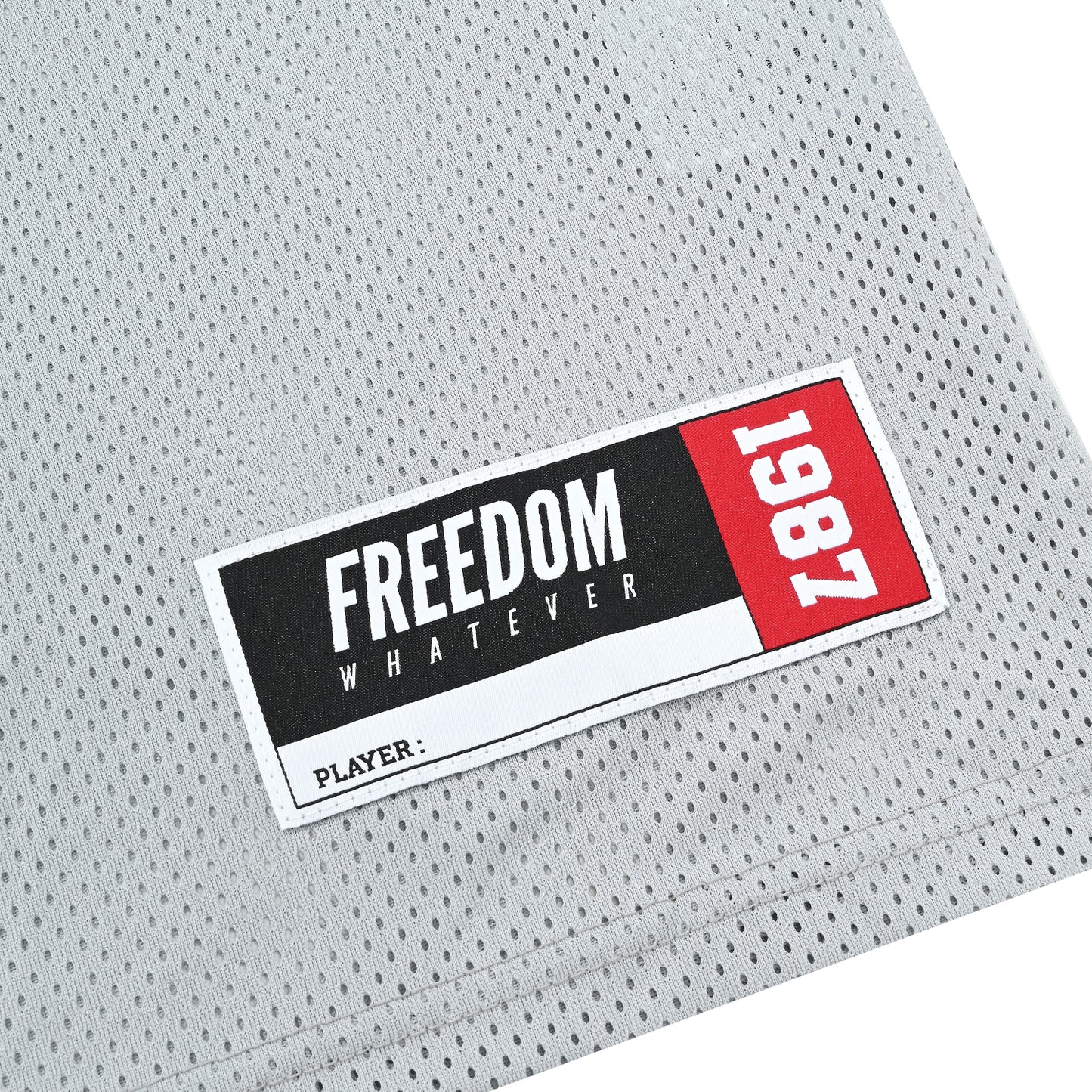 Freedom Mesh Rugby Jersey (Gray)