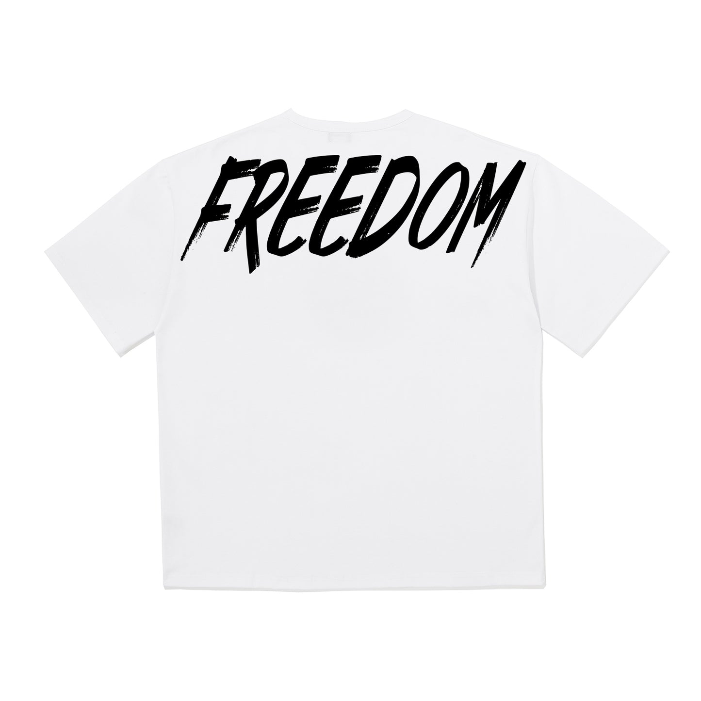 Freedom Back Logo Overfit T-shirt (White)