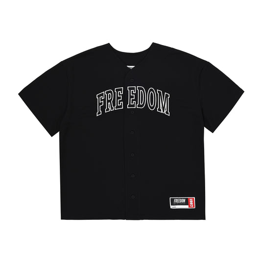 Freedom Baseball Jersey (Black/Black)