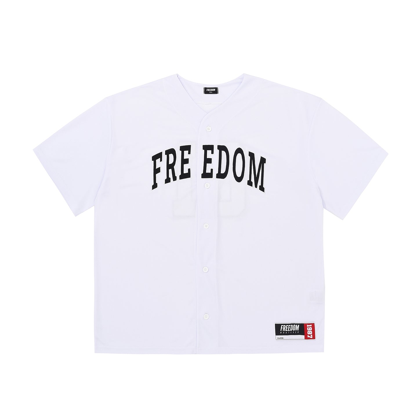 Freedom Baseball Jersey (White)