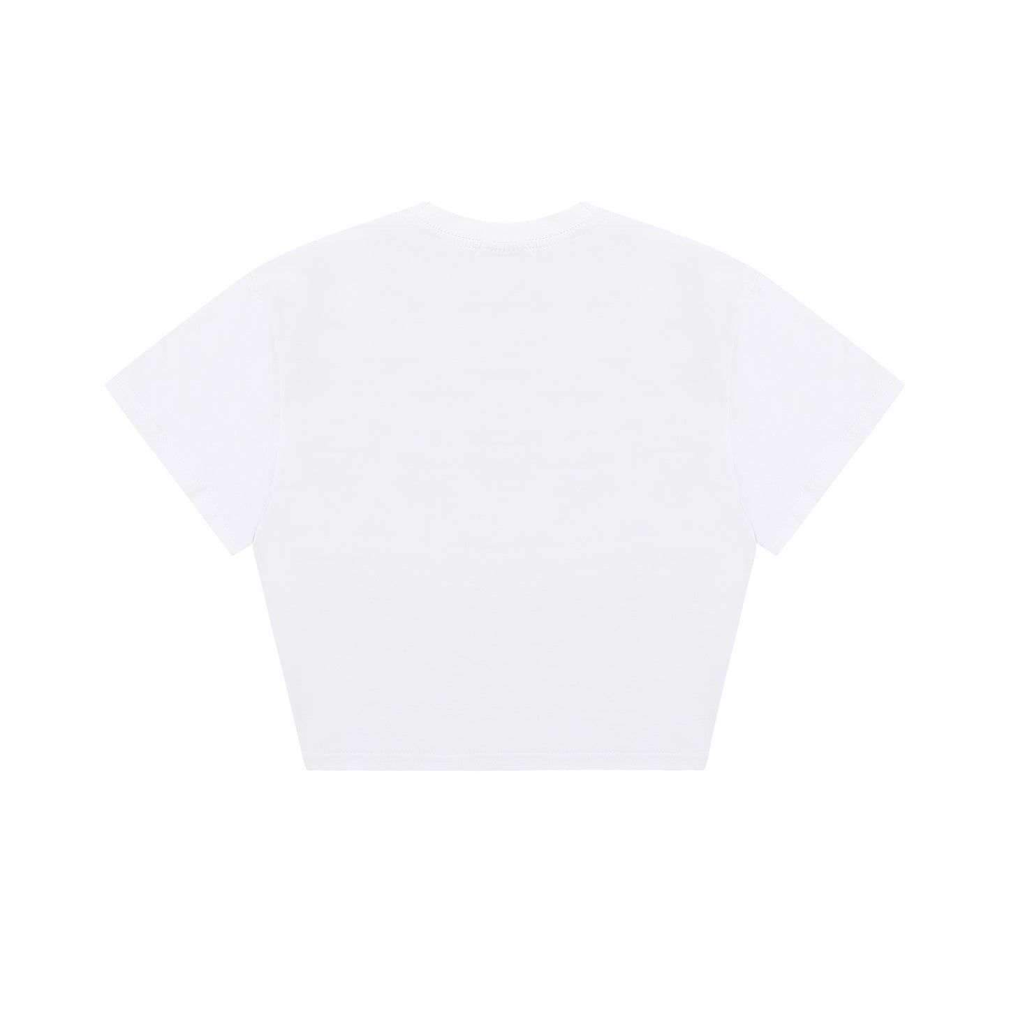 Freedom Camo Logo Semiover Fit Crop T-shirt (White)