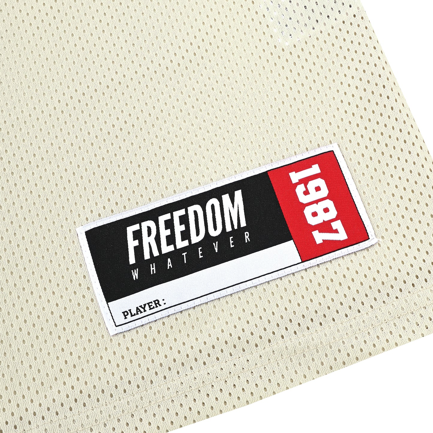 Freedom Mesh Rugby Jersey (Cream)